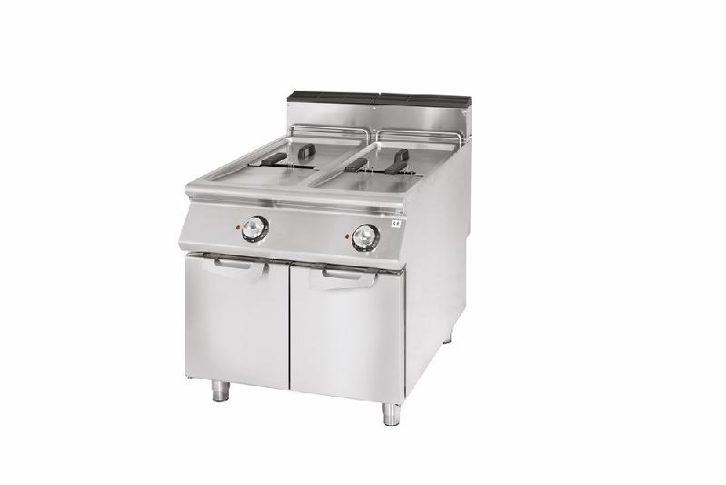 Friteuse professionnelle électrique, capacité 2x 17 litres - VS7080FRE17X_0