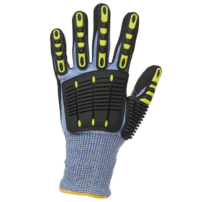 Gants de protection anti-coupures, chocs et écrasement WKP710 - HPPE, fibre d'acier, normes EN388:2016_0