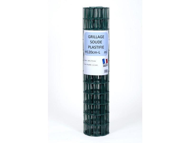 Grillage vert soudé - 100x75 mm - Hauteur 1,20 m - Longueur 25 m_0