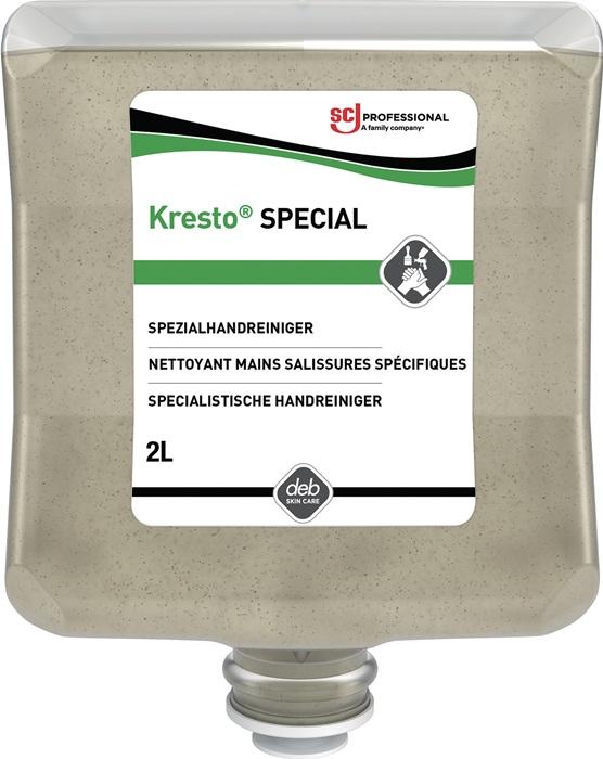 Nettoyant pour les mains Kresto® SPECIAL 2L - Beige parfumé - Cartouche SC Johnson Professional avec solvant doux_0