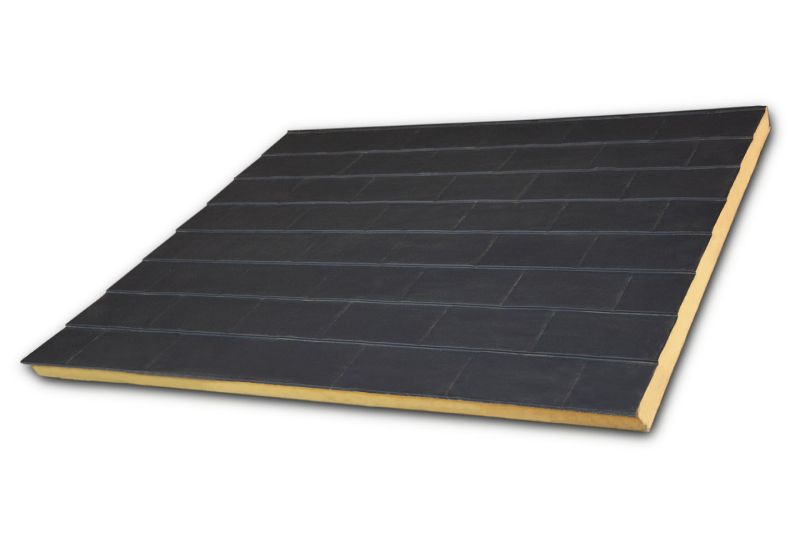 Panneaux sandwich ardoise - Petrus Watersilo S - isolation en mousse polyuréthane_0