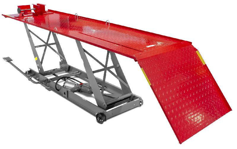 Pont moto pneumatique mobile 450kg 2200x680mm MW Tools TPSL450_0