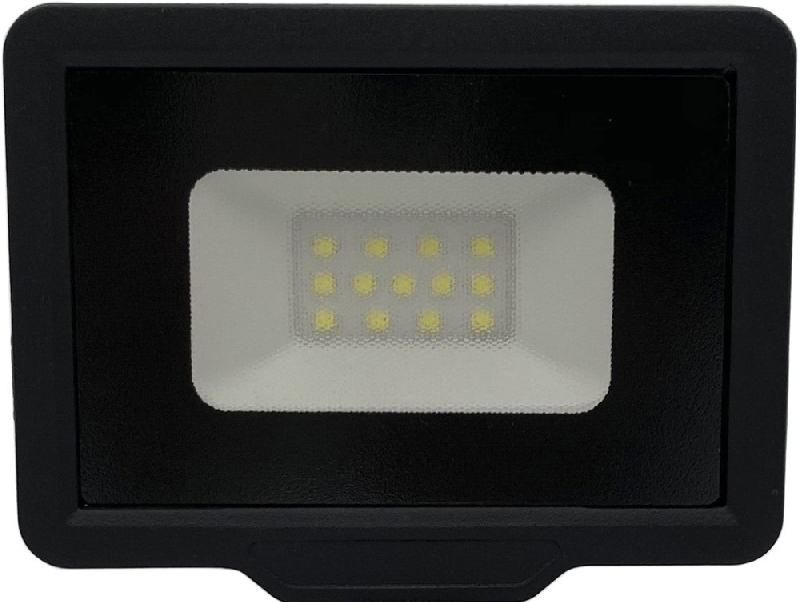 Projecteur mural slim KALI 10W 850lm - IP65 - verre trempé - noir mat - lumière naturelle 4000K_0