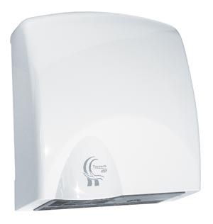Sèche-mains automatique - 2600W - Débit 300 m3/h - IP23 - Antivandalisme - ABS-PC - Blanc ou Chromé_0