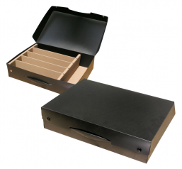 Valisette de présentation en polypropylène - type attaché-case avec poignée et fermoirs_0