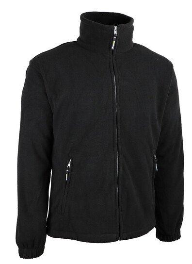 Veste polaire noire 270-280 g/m² - Tailles : M_0