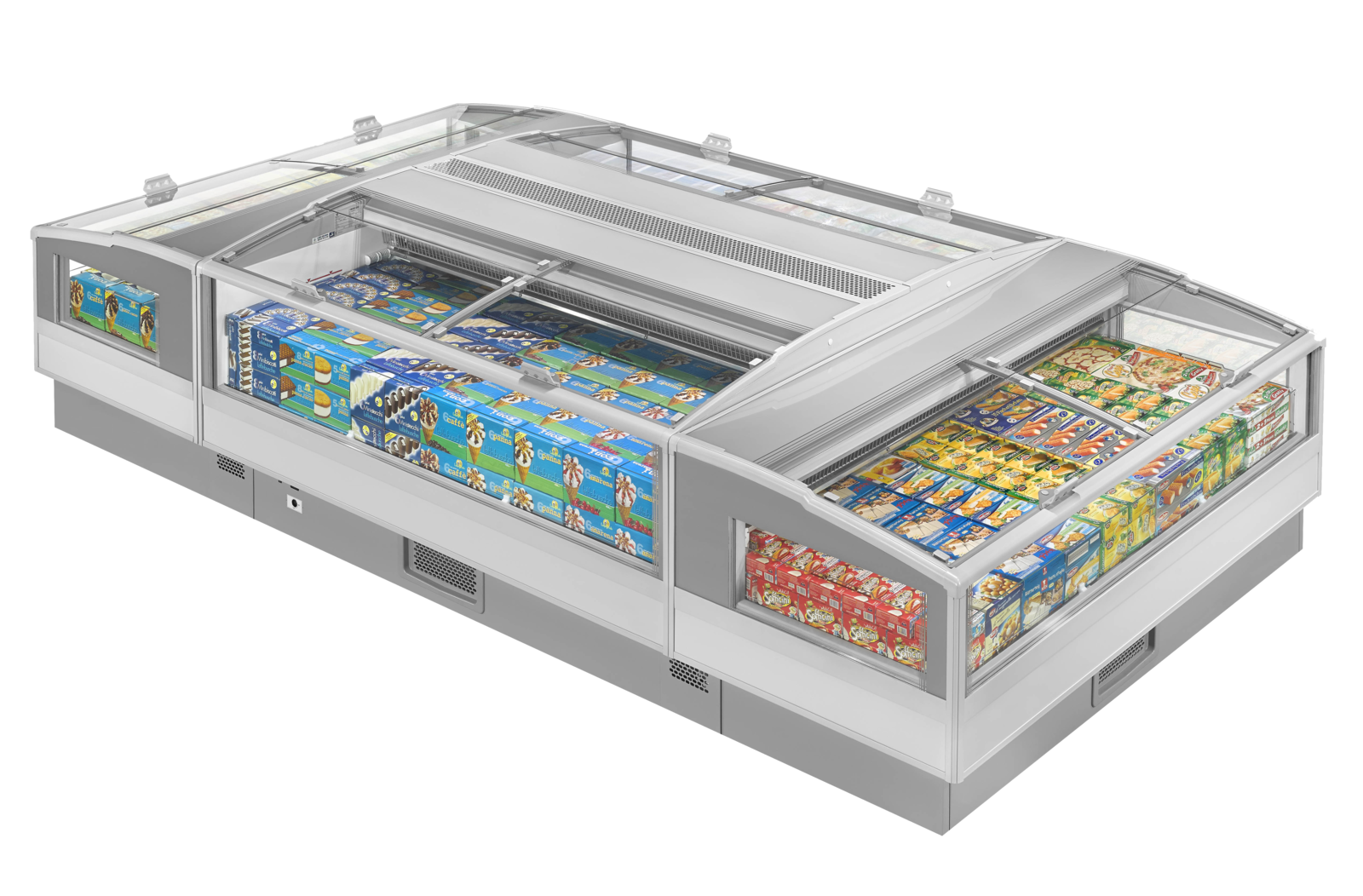 Vitrines de congélation Eyris Dual - dégivrage électrique - ventilé - avec groupe de condensation à distance_0