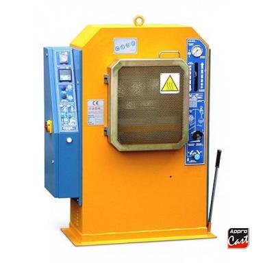 Vulcanisateur pompe manuelle VPM400 - Presse pour disques en caoutchouc/silicones jusqu'à 400 mm_0