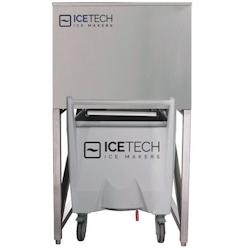 Bac de Stockage & Chariot - 140 kg - Icetech - 0650414838784_0