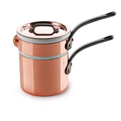 Bain-marie professionnel M'Heritage M'150c cuivre - monture fonte - 12 cm - 0.8 L_0