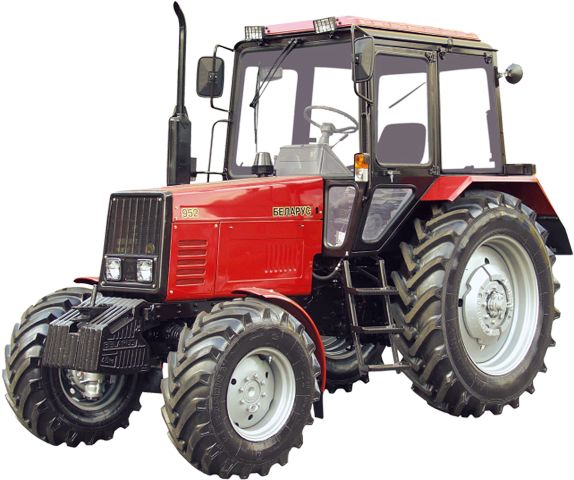 Belarus 952.2 - Tracteur agricole MTZ Belarus - Diesel turbohypercompression - 65 kW (89 CV) - 14/4 transmissions_0