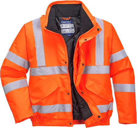 Blouson hi-vis orange S463 - 6XL - Certifié CE, bandes réfléchissantes, capuche détachable, doublure polaire_0