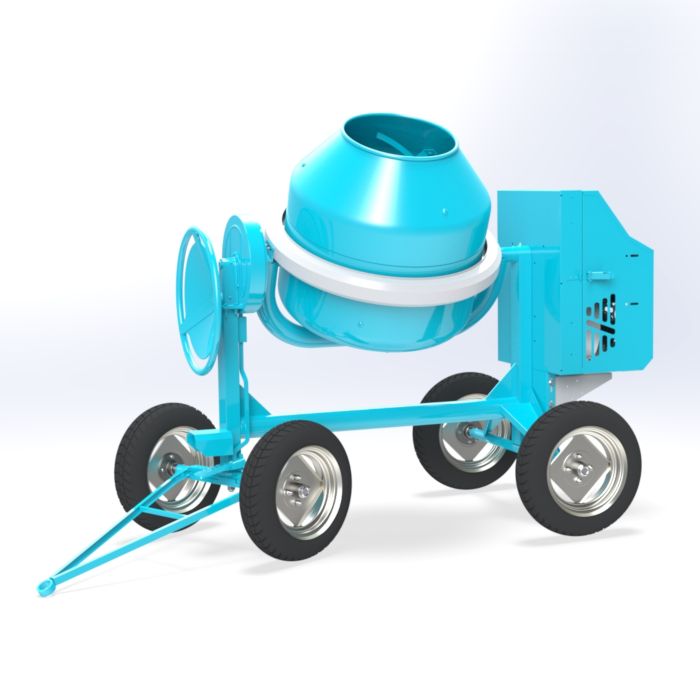 Bétonnières C 360 4RP - Omaer - Capacité totale cuve 350L, moteur diesel ou essence_0