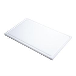 GASTRO M planche À Découper Avec Rigole GN1/2 - Blanc - plastique GN320_0