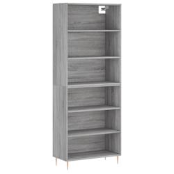 Helloshop26 - Buffet bahut commode armoire meuble de rangement organisateur cuisine salle de séjour salon 69,5 x 32,5 x 180 cm bois 02_0031995 - 3000_0