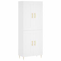 Helloshop26 - Buffet bahut commode armoire meuble de rangement organisateur cuisine salle de séjour salon haut 69,5 x 34 x 180 cm 02_0032521 - 300021_0