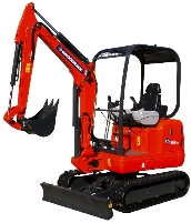Mini pelle Eurocomach ES180 SR - 1750 kg, profondeur d'excavation 2500 mm, moteur Kubota 22 HP_0