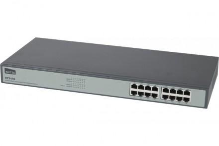 NETIS ST3116 SWITCH RACKABLE 16 PORTS 10/100 FANLESS_0