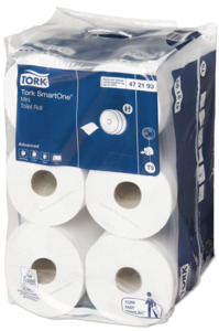 Papiers toilettes rouleau advanced tork smartone - 472193_0