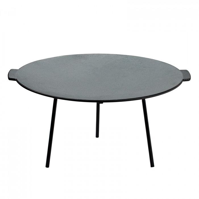 Plaque de cuisson ronde - plancha en fonte 'toledo' - barbecue camping_0