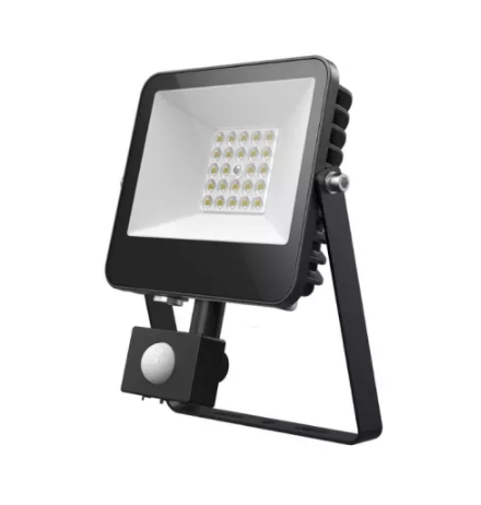 Projecteur LED en applique avec détecteur de mouvement - 20W à 30W - DETEC - Étanche IP65 - 140 Lumens/W_0