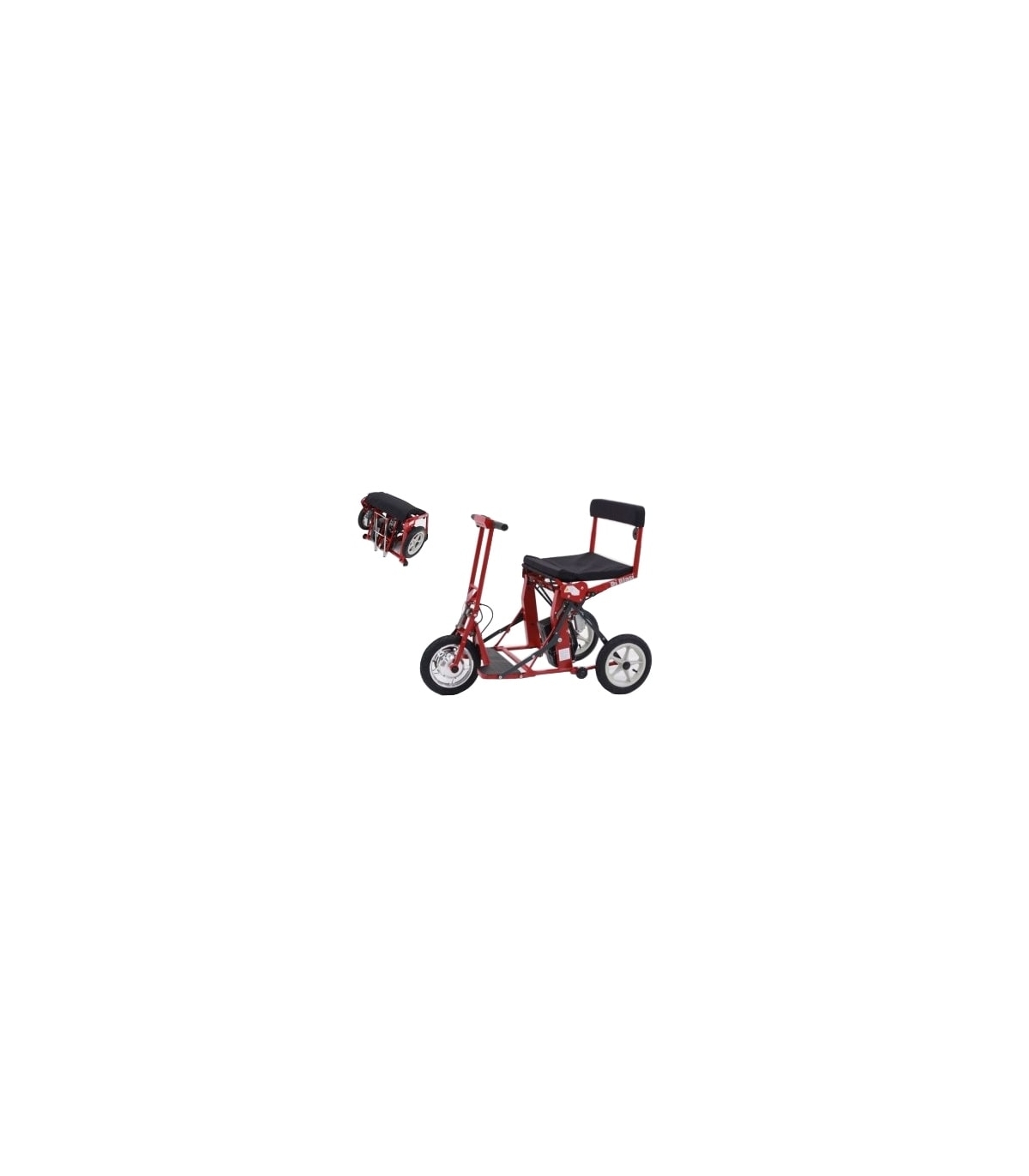 Scooter électrique pliant R30 Di Blasi - 3 roues - compact, autonomie 25 km, pneus anti-crevaison_0