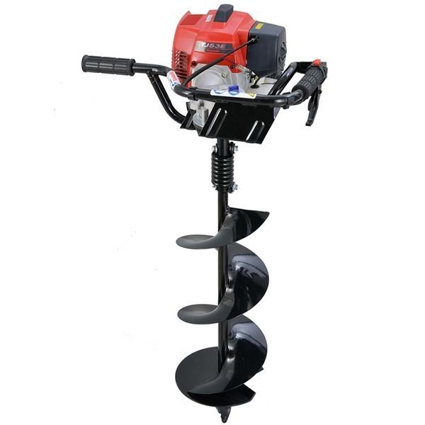 Tarière de forage thermique Kawasaki KAT 53 - moteur 2 temps - mèches Ø 40 à 250 mm - 11583549_0