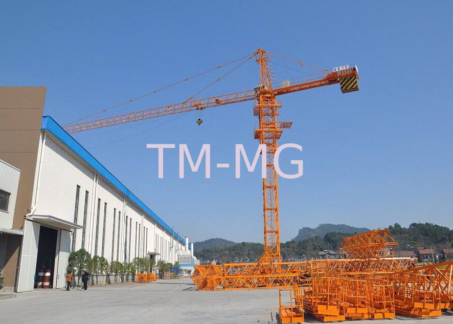 Grue à tour XCMG QTZ80 - Capacité de levage max 8 tonnes - Longueur de flèche 55m_0