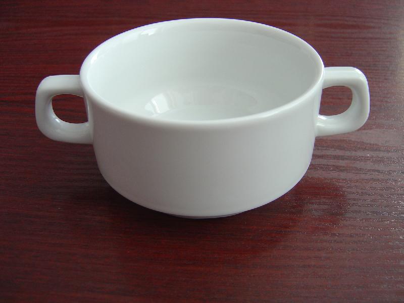 TASSE À BOUILLON ROND BLANC PORCELAINE 32 CL Ø 10,5 CM K