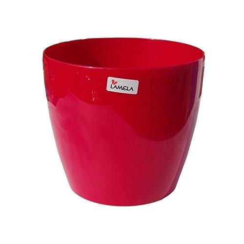 LAMELA - Pot de fleurs de magnolia rouge 15,5 x H E.10 - 14 cm_0
