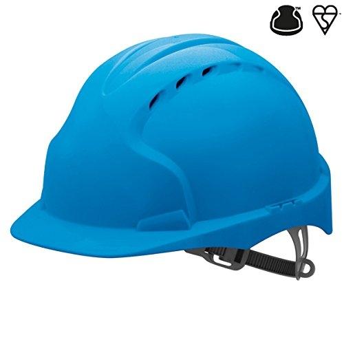 JSP AJF030-000-500 EVO2 - Casque de sécurité ultra résistant avec harnais 6 points et bandeau en coton égyptien_0