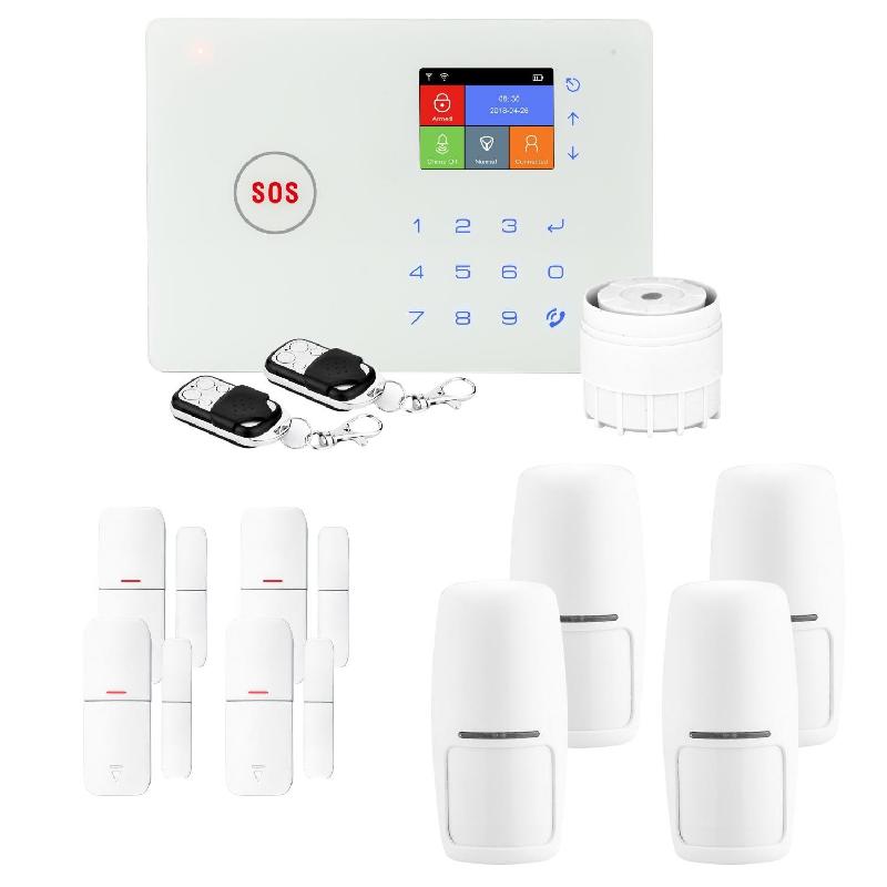 Alarme maison sans fil WIFI et GSM - Amazone Lifebox - KIT4 avec 4 détecteurs de mouvement et 4 détecteurs d'ouverture_0