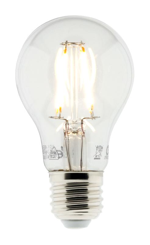 Ampoule déco filaments LED E27 - 4W - Blanc chaud - 470 Lumen - 2700K - A++ - Zenitech_0