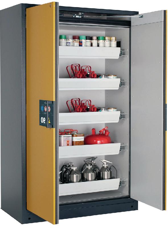 ARMOIRE SÉCURITÉ Q-PEGASUS-90 Q90.195.120.WDAC GRIS/JAUNE - MANUTAN COLLECTIVITÉS