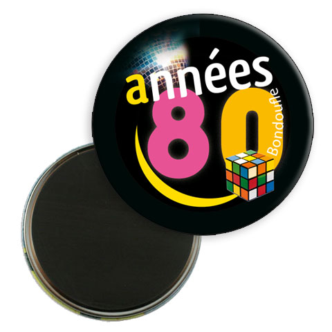 Badge personnalisé 56mm - magnet aimanté - impression à votre image_0