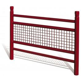 Barrière urbaine Linea RF 8206800 - Acier peint - 4 lisses horizontales - 1572mm_0