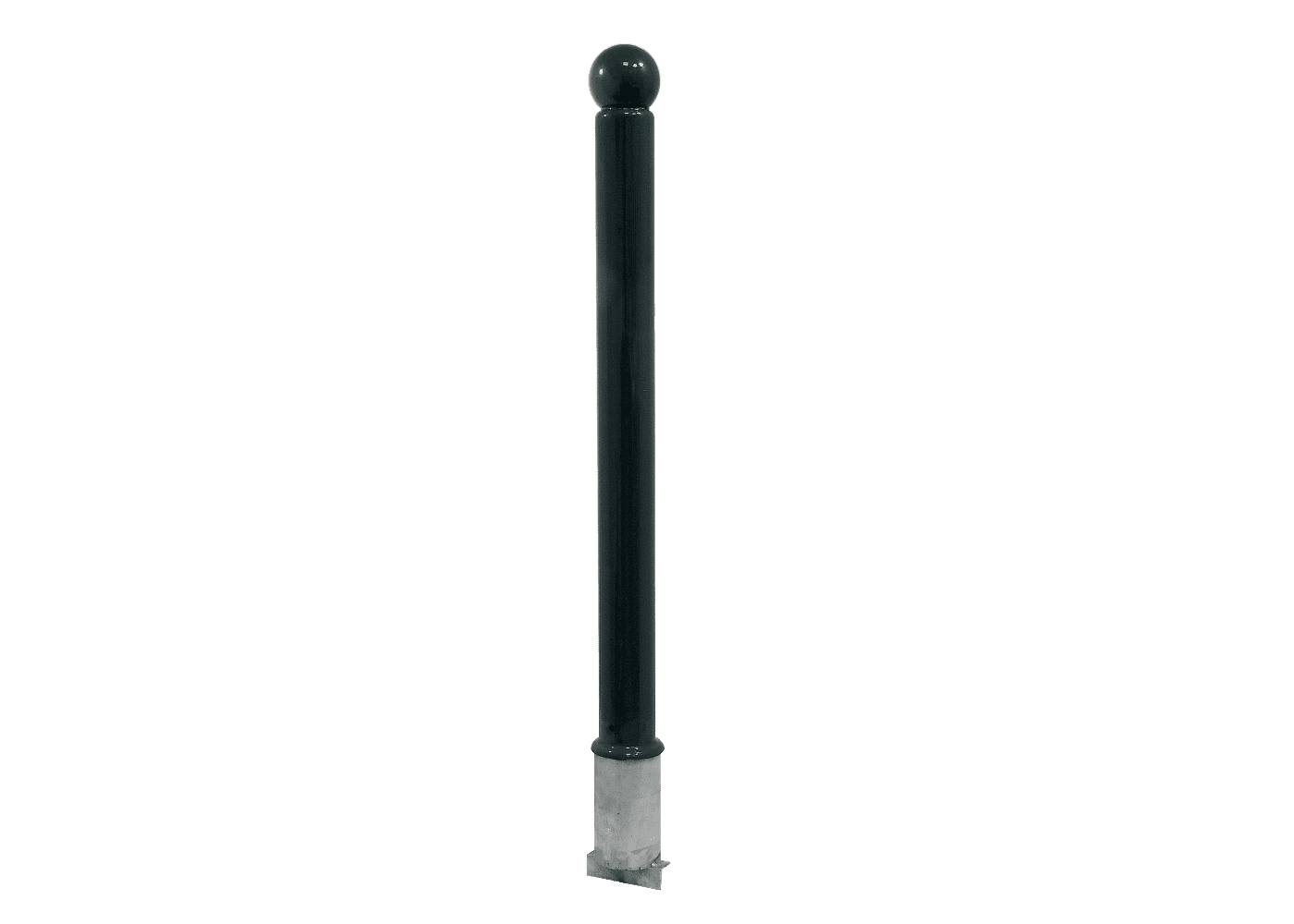 Borne sol fixe - Acier avec cataphorèse et thermolaquage polyester - H307-2M_0