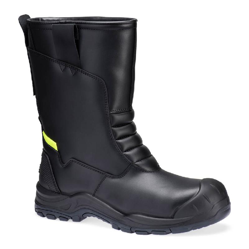Botte Fourrée Cuir S3L SC HRO CI SR FD07 Noir Portwest - Noir / 42_0
