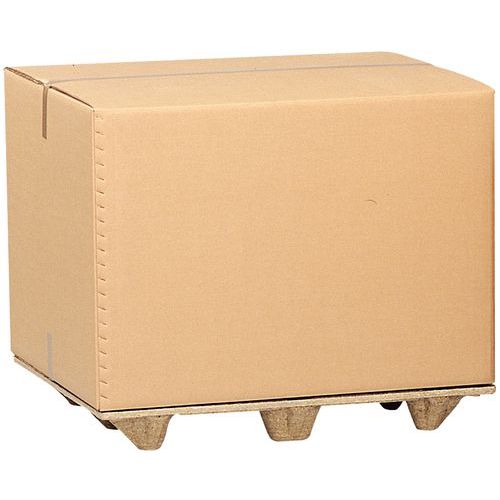 CAISSE CONTENEUR POUR PALETTE X3 CANNELURE 1200X800X850