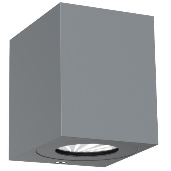 CANTO KUBI 2 APPLIQUE MURALE ALUMINIUM GRIS LED INTEGRÉE 2700K - NORDLUX 49711010