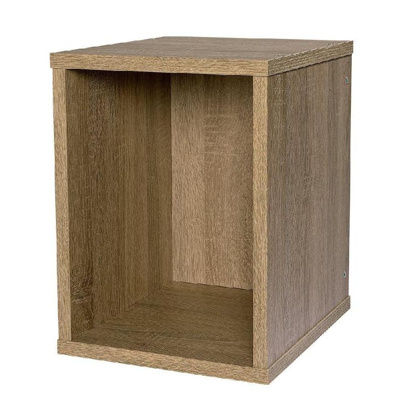 Case murale Vinno - fond L30xP35xH40cm - coloris chêne authentique - spécial cavistes_0