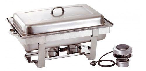 CHAFING DISH GN 1/1 AVEC PLAQUE CHAUFFANTE ÉLECTRIQUE_0