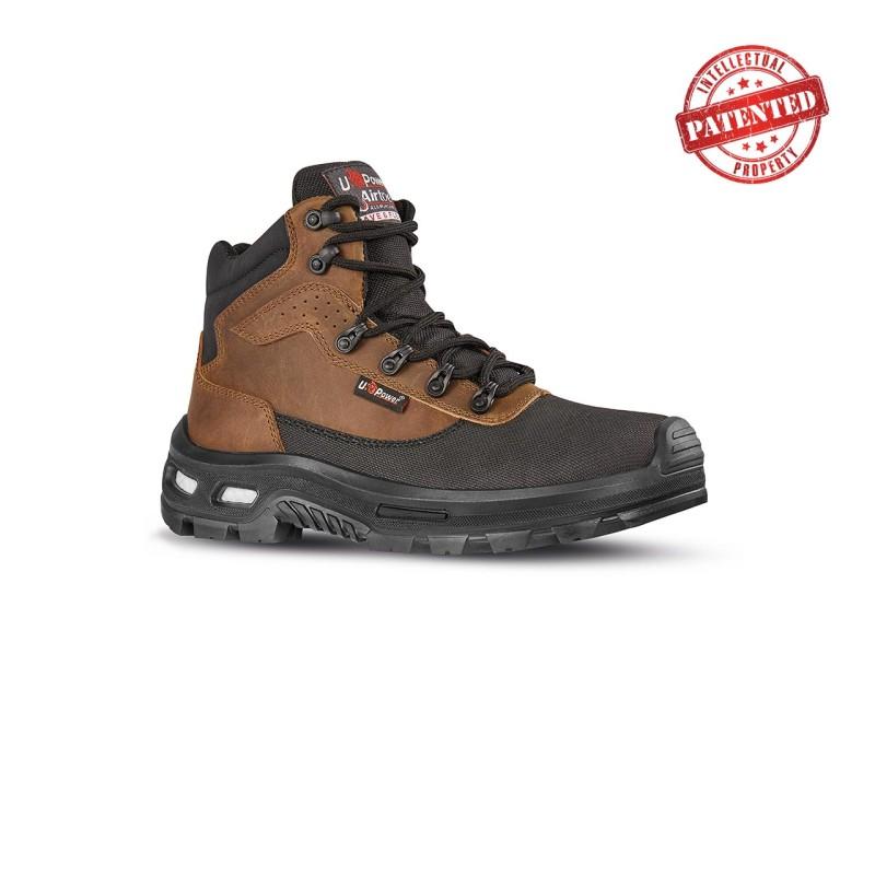 Chaussures de sécurité montantes U-Power Floyd RL10464 - cuir hydrofuge, embout aluminium, S3 AN SRC CI ESD_0
