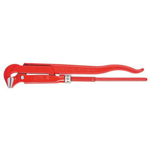 CLÉ SERRE-TUBES 420MM AVEC MÂCHOIRES COUDÉES À 90° - CAPACITÉ 60MM - KNIPEX