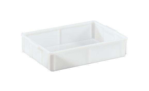 Conteneur de transport gerbable rectangulaire 9,4 L - PE haute résistance - L428 x l307 x H88 mm - MAUSER_0