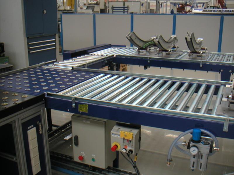 Convoyeur à rouleaux libre en acier ? 48 mm - 200 kg/m - Châssis en tôle pliée 3 mm_0