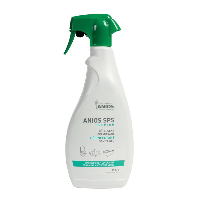 DÉSINFECTANT DÉTARTRANT SANITAIRES ANIOS SPS PREMIUM 750 ML