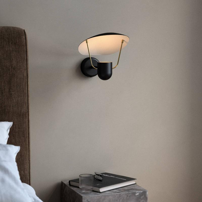 DFTP BY NORDLUX APPLIQUE MURALE FABIOLA AVEC INTERRUPTEUR, NOIRE