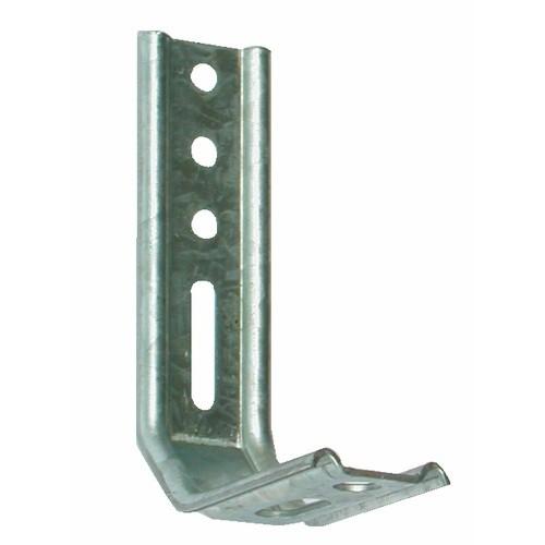 ÉQUERRE D'ASSEMBLAGE NERVURÉE À PAN COUPÉ - 70 X 145 MM - 50 PIÈCES BRICOZOR