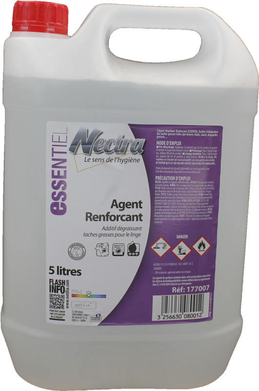 Essentiel degraissant detachant agent renforcant linge ph a 10g/l: 7 +/-1 - bidon de 5l_0